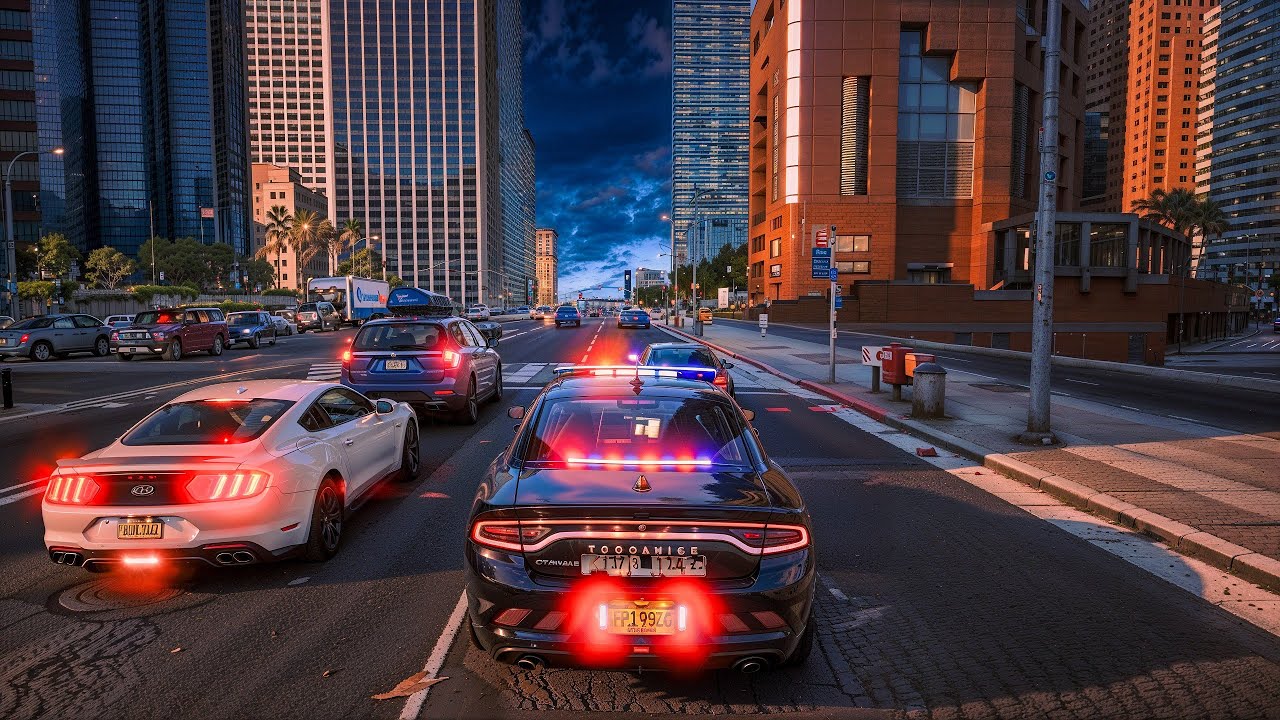 Ролевая игра GTA 5 Police Patrol | Реалистичный городской геймплей LSPDFR в разрешении 4K