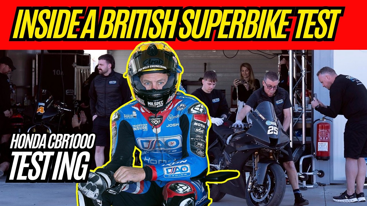 What really happens at a British Superbike test? 