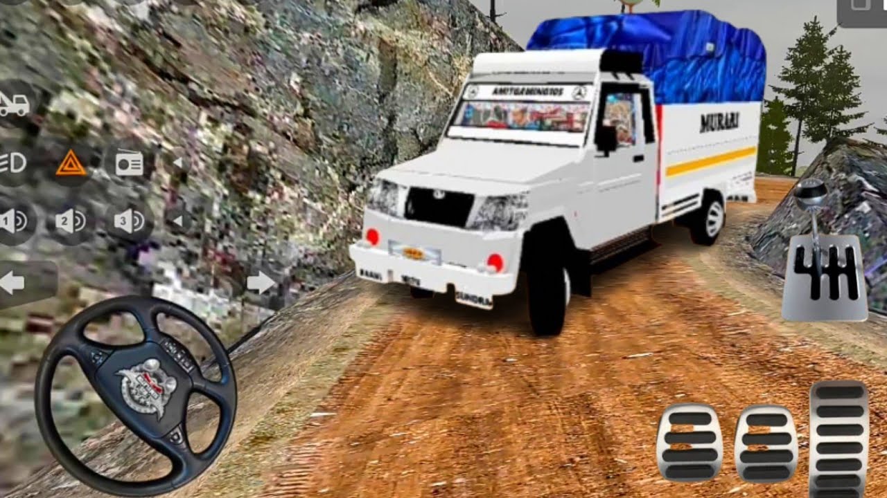 Bolero Pickup Jeep Offroad Transport Material Driving gameplay