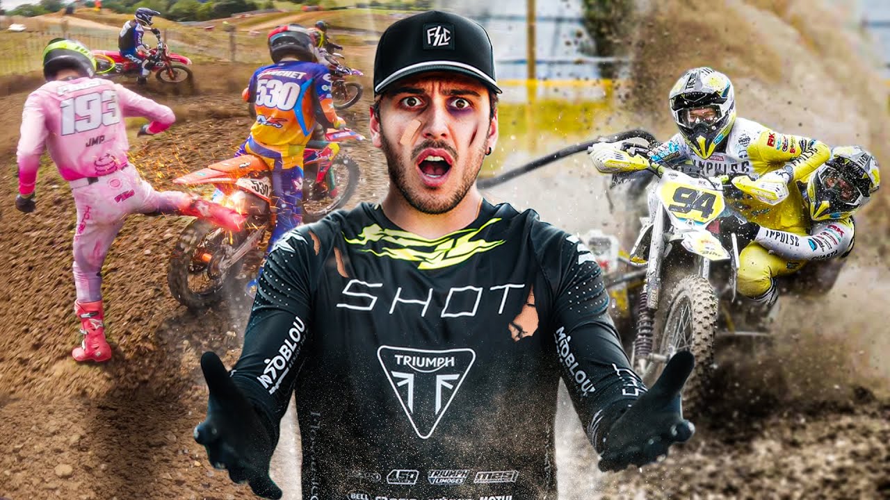 UN TERRAIN DÉTRUIT PAR LES SIDE-CAR!! France MX1 (Brou)
