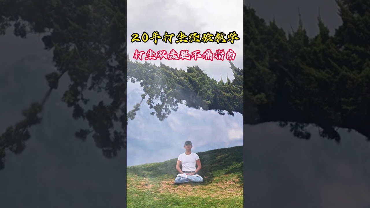 打坐20年的经验告诉你，打坐如何解决腿痛的问题#打坐#町原