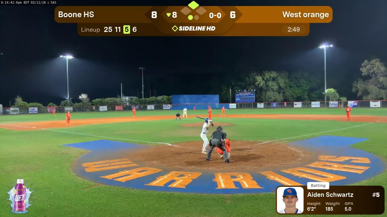 West orange vs. Boone HS (2026.03.12)