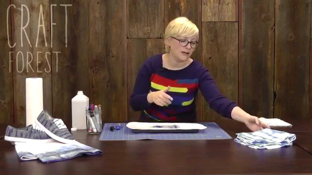 Modern Tie Dye with Sharpies