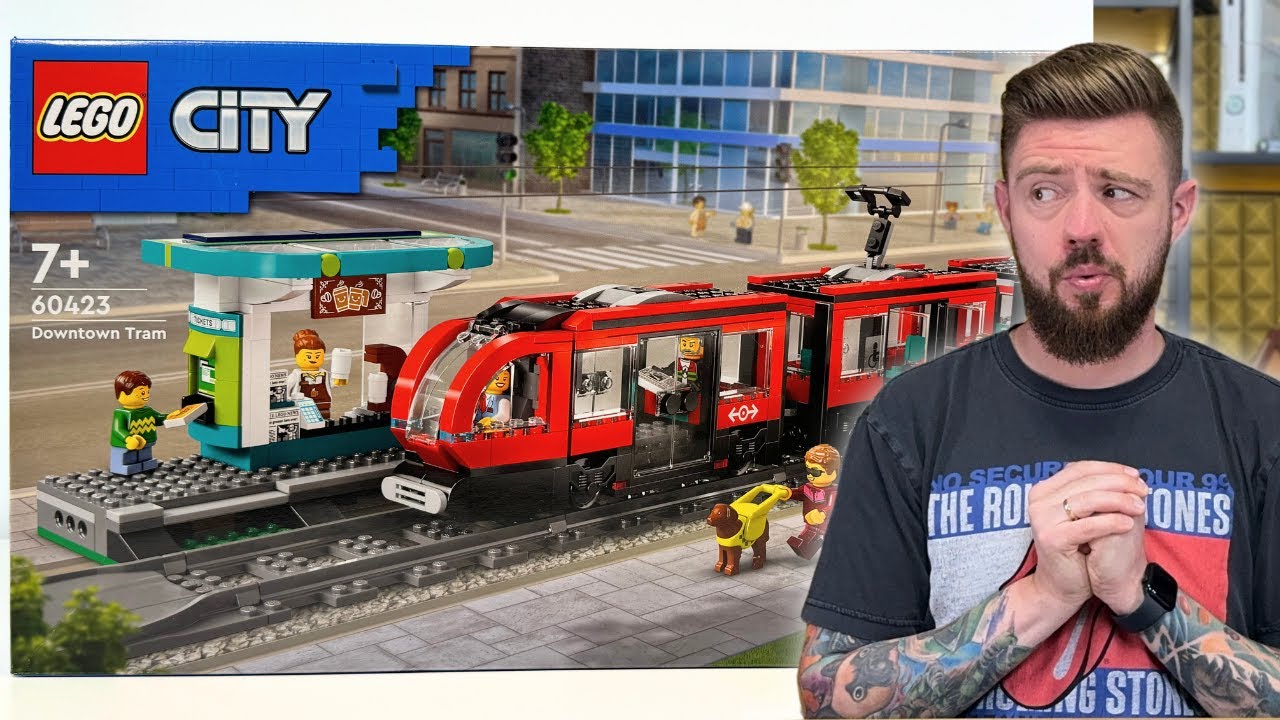 TRAMWAJ MIEJSKI ZE STACJĄ 🚋 LEGO CITY 60423 RECENZJA