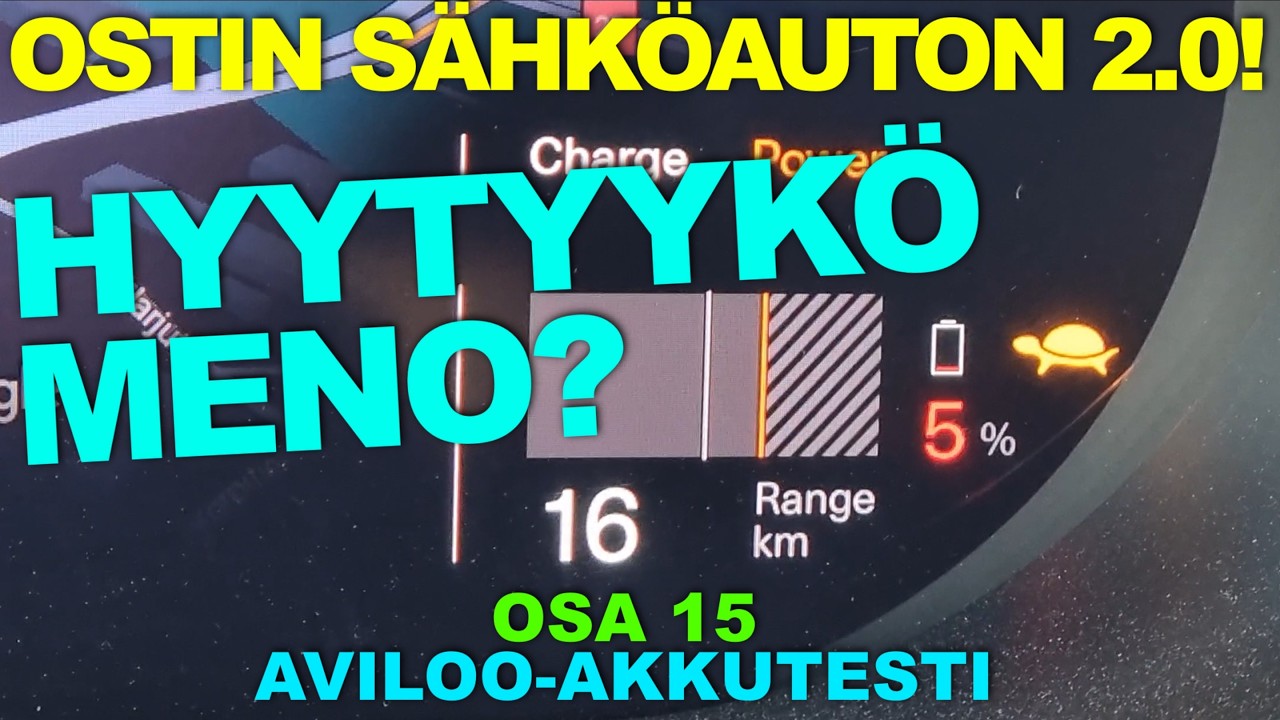 Aviloo-akkutesti Flash vs Premium - Eeppinen talvirangetesti! - Ostin sähköauton 2.0 #15 Polestar 2