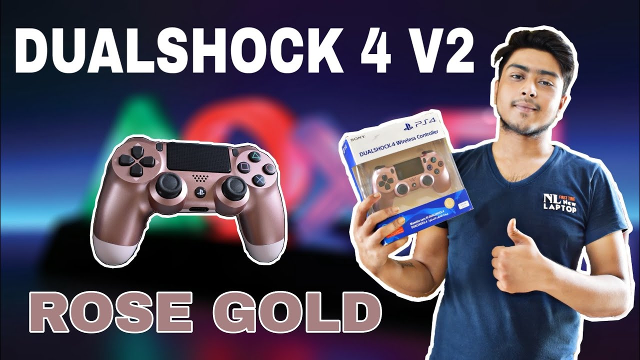 Unboxing Dualshock 4 V2 ROSE GOLD IN HINDI 