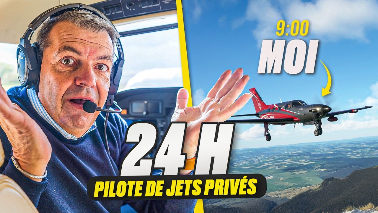 24H dans ma vie de PILOTE DE JETS PRIVÉS