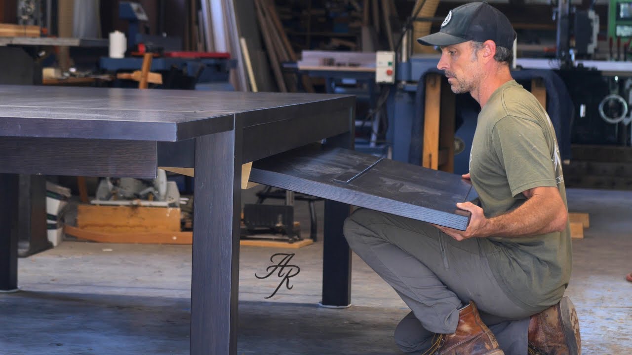 Building A 12' Extension Table with Custom Stowaway Leaves