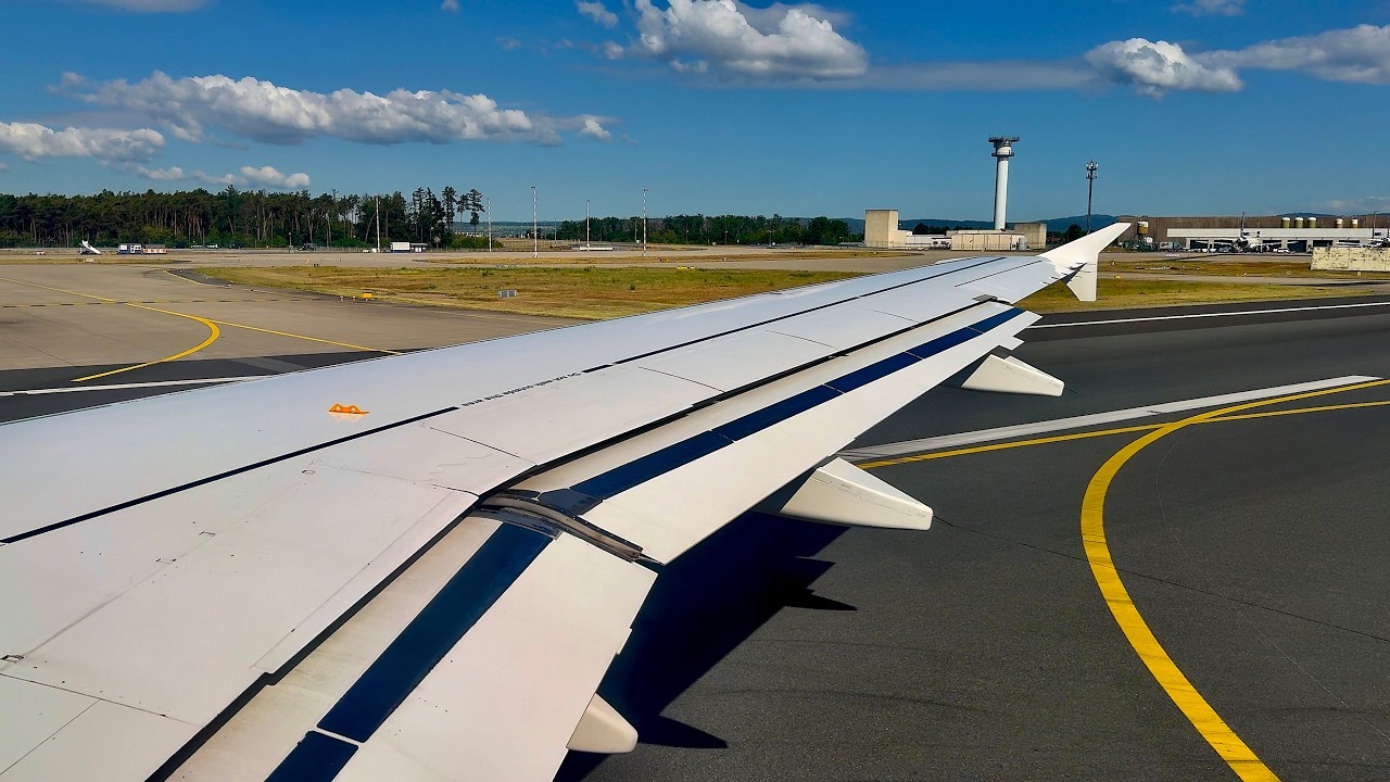 [4K] – Gorgeous Frankfurt Takeoff – Lufthansa – Airbus A319-100 – FRA –  D-AILL – SCS 1526