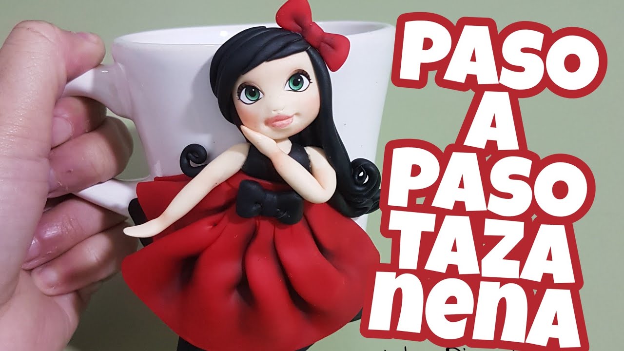 PASO A PASO TAZA NENA PORCELANA FRIA