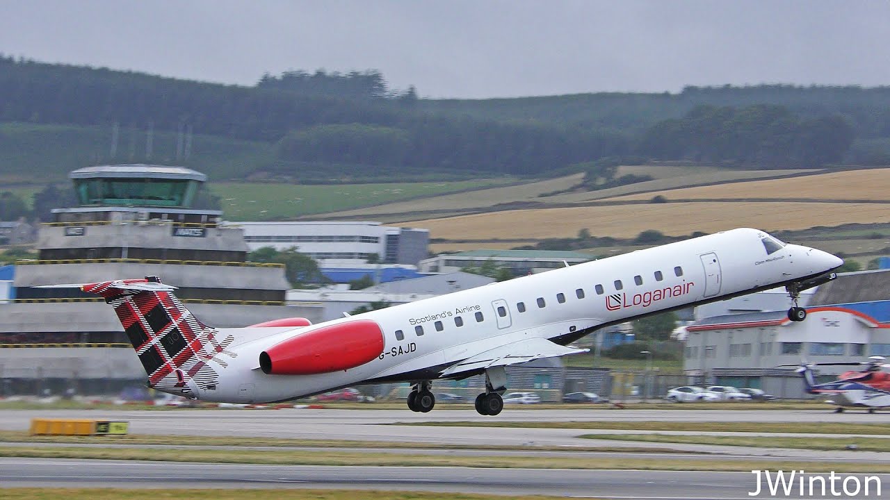 (4K) August Planespotting at Aberdeen International Airport (EGPD/ABZ)