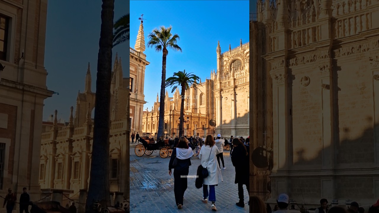 📍SEVILLE 🇪🇦 Winter City Walk in Europe&rsquo;s Most Beautiful City #travel #4k #walkingtour
