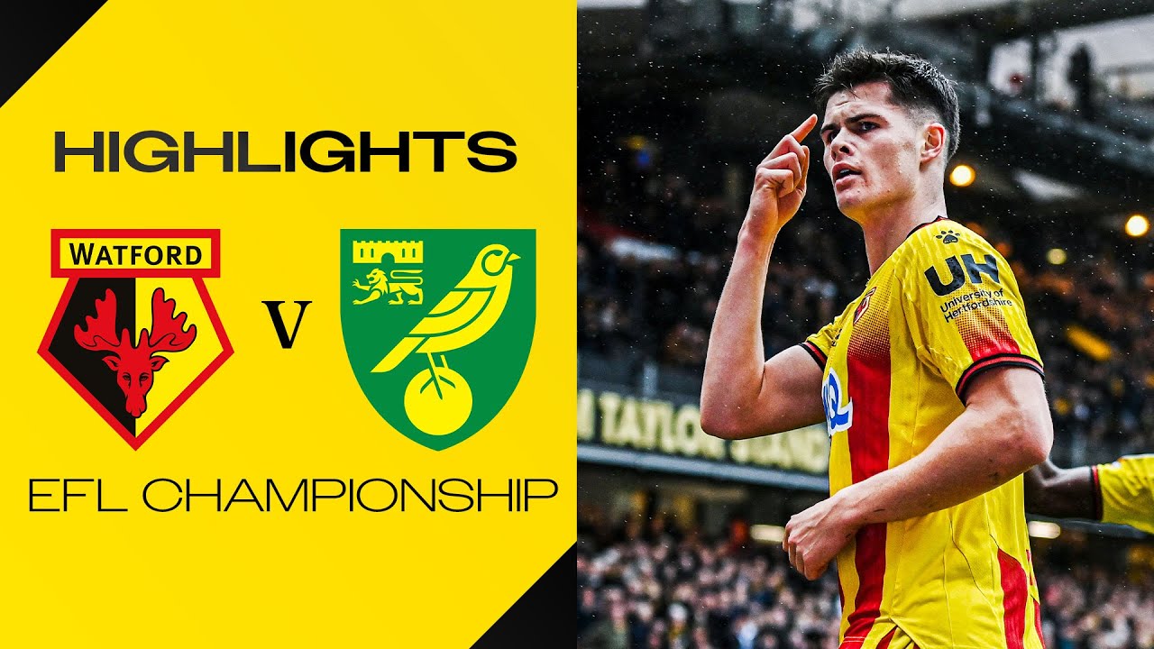 BACK FROM BEHIND 🔥 | Watford 3-2 Norwich City | Short Highlights