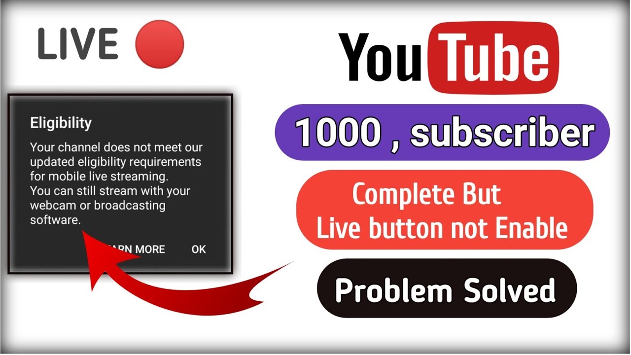 Live streaming Eligibility problem ? How to Solved YouTube live streaming Eligibility problem 100%✓