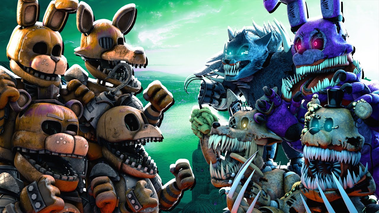 [SFM FNaF] Twisted vs Armored Animatronics