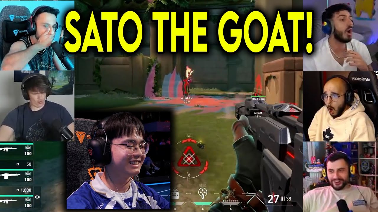 Valorant Streamers Reacts To LEV Sato Insane ACE Against 100T In VCT