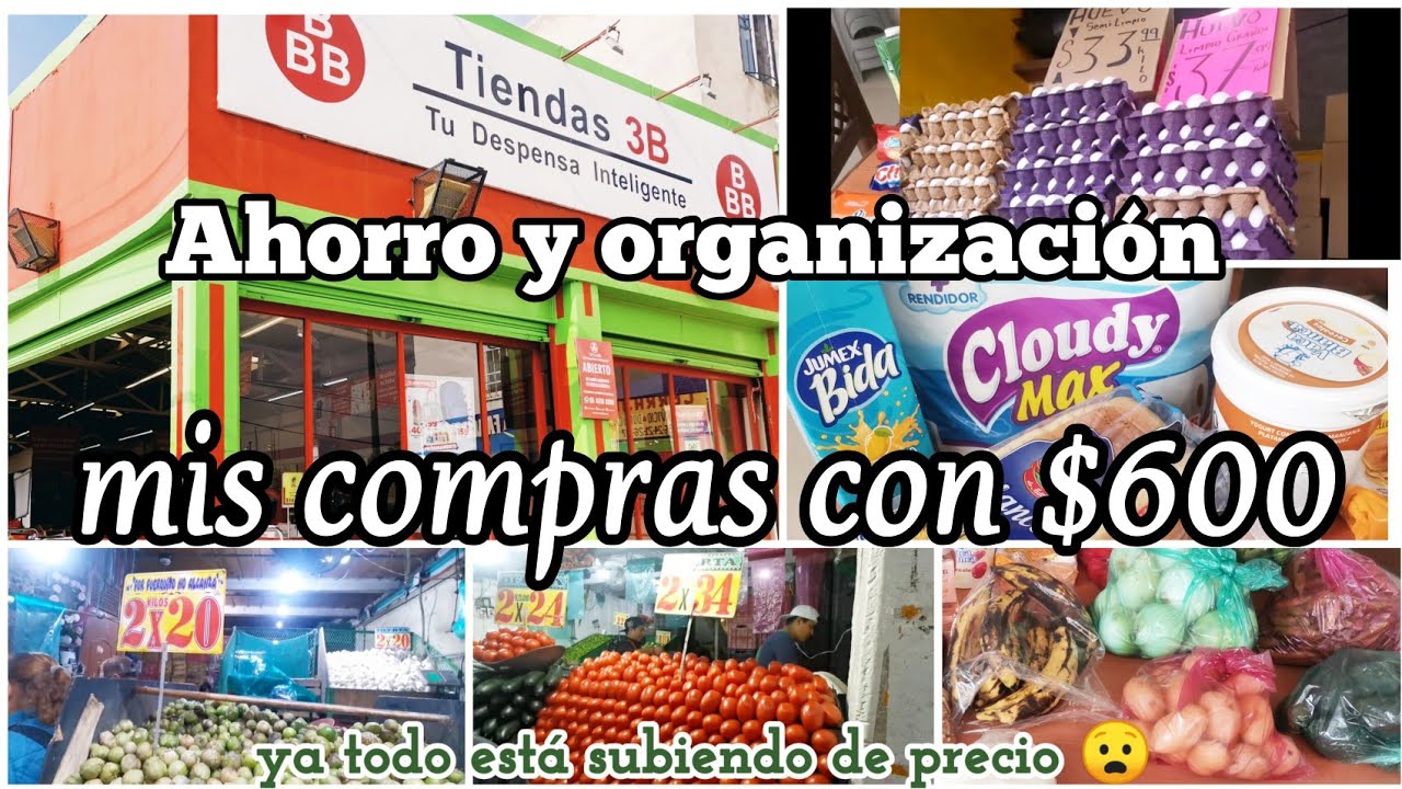 ORGANIZATE Y AHORRA 💰COMPRA TODO LO DE TU SEMANA CON SÓLO $700 😃