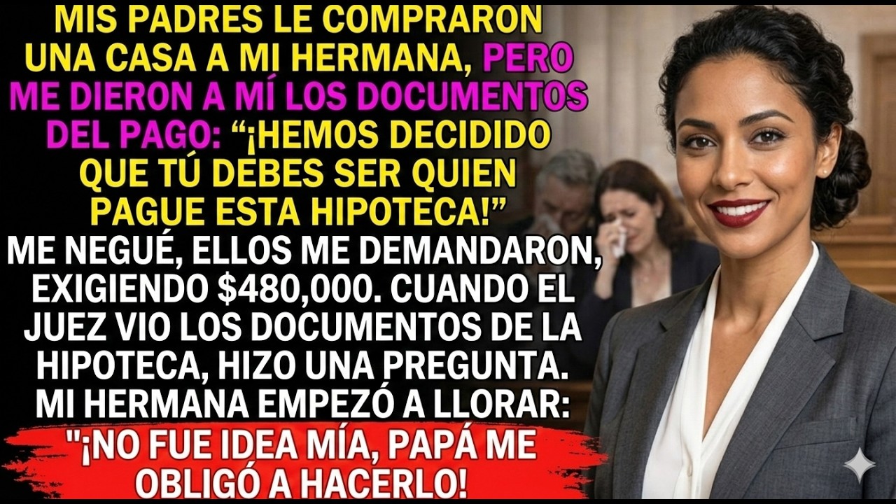 Mis Padres Me Obligaron a Pagar la Hipoteca de Mi Hermana — El Juez Notó Que Mi Firma Era Falsa