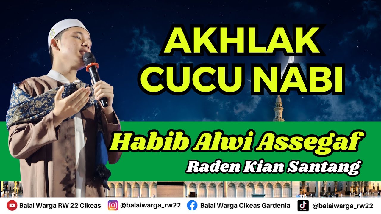 Akhlak Habib Alwi Assegaf (Kian Santang) kepada Orang Tua Patut dijadikan Contoh ‼️