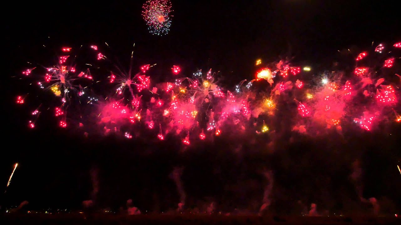 【4K】 Amazing FIREWORKS at Shinmei Japan  [4K Ultra HD]