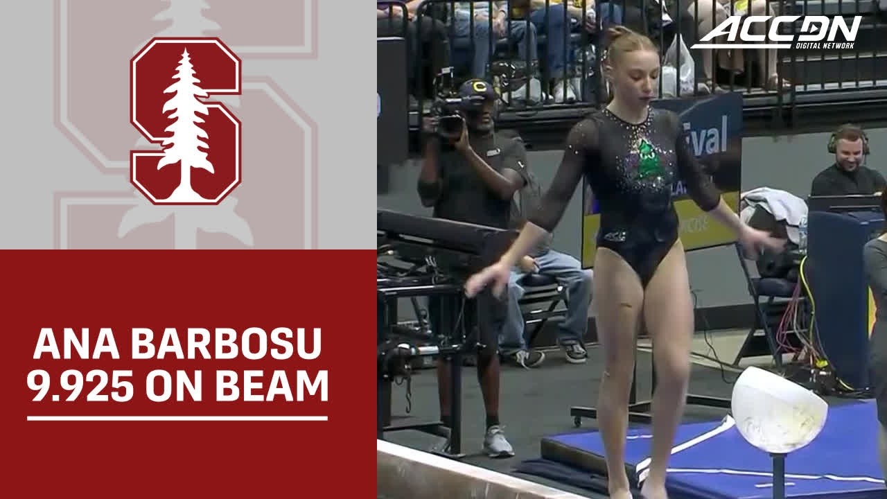 Stanford's Ana Barbosu Take 1st On Beam With 9.925
