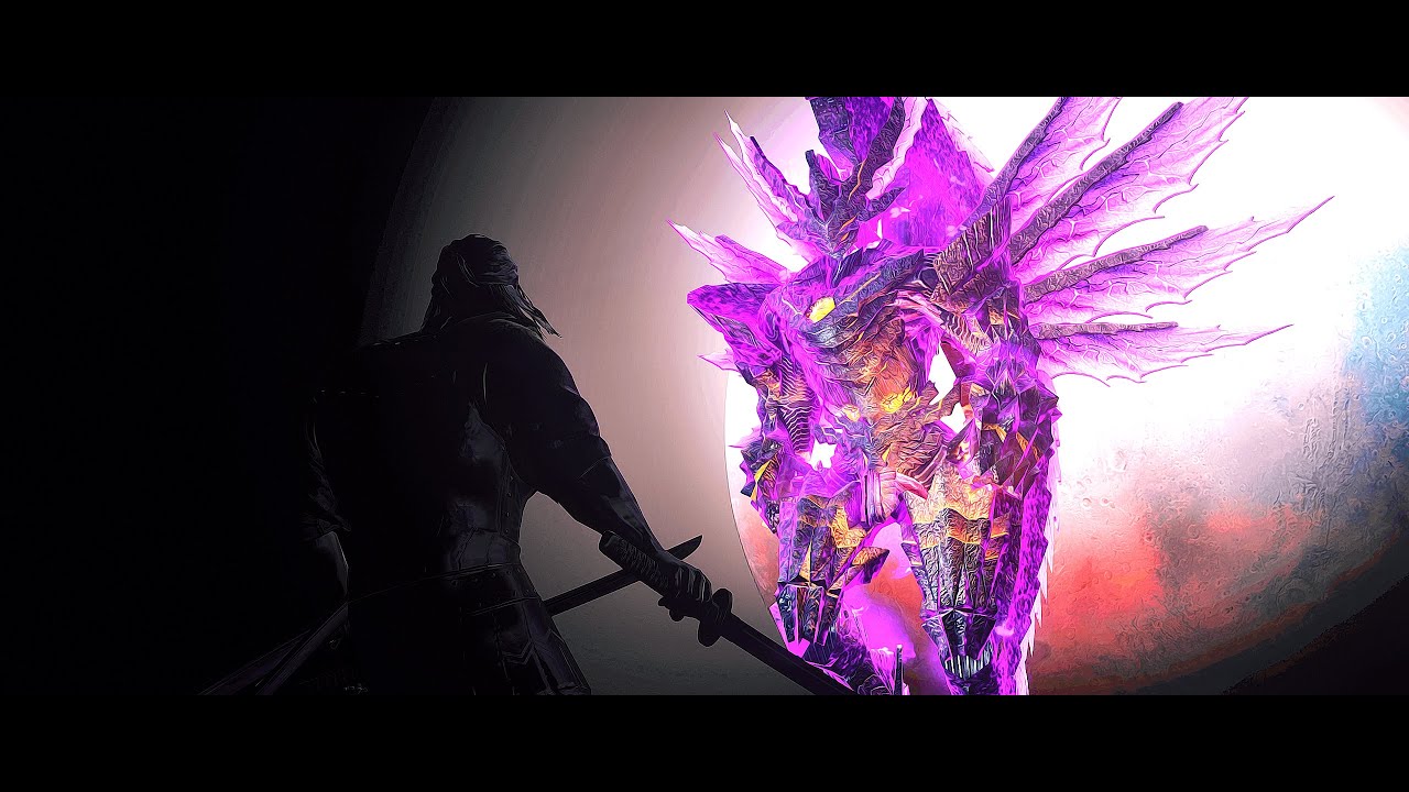 Skyrim Mod: The Dark World Boss Fight | Crozax, The Avatar of Padomay (Finale)