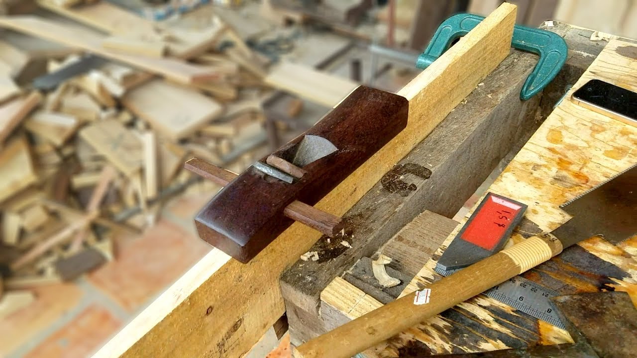 Joint Pine Wood with Chinese Hand plane