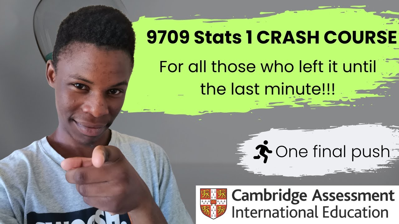 Probability and Statistics 1 Crash Course || The Most Common Questions
