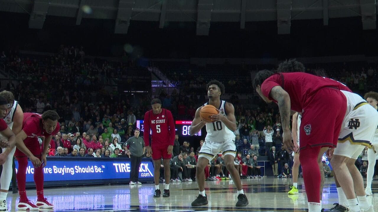 Notre Dame men’s basketball stuns NC State 96-90 in overtime