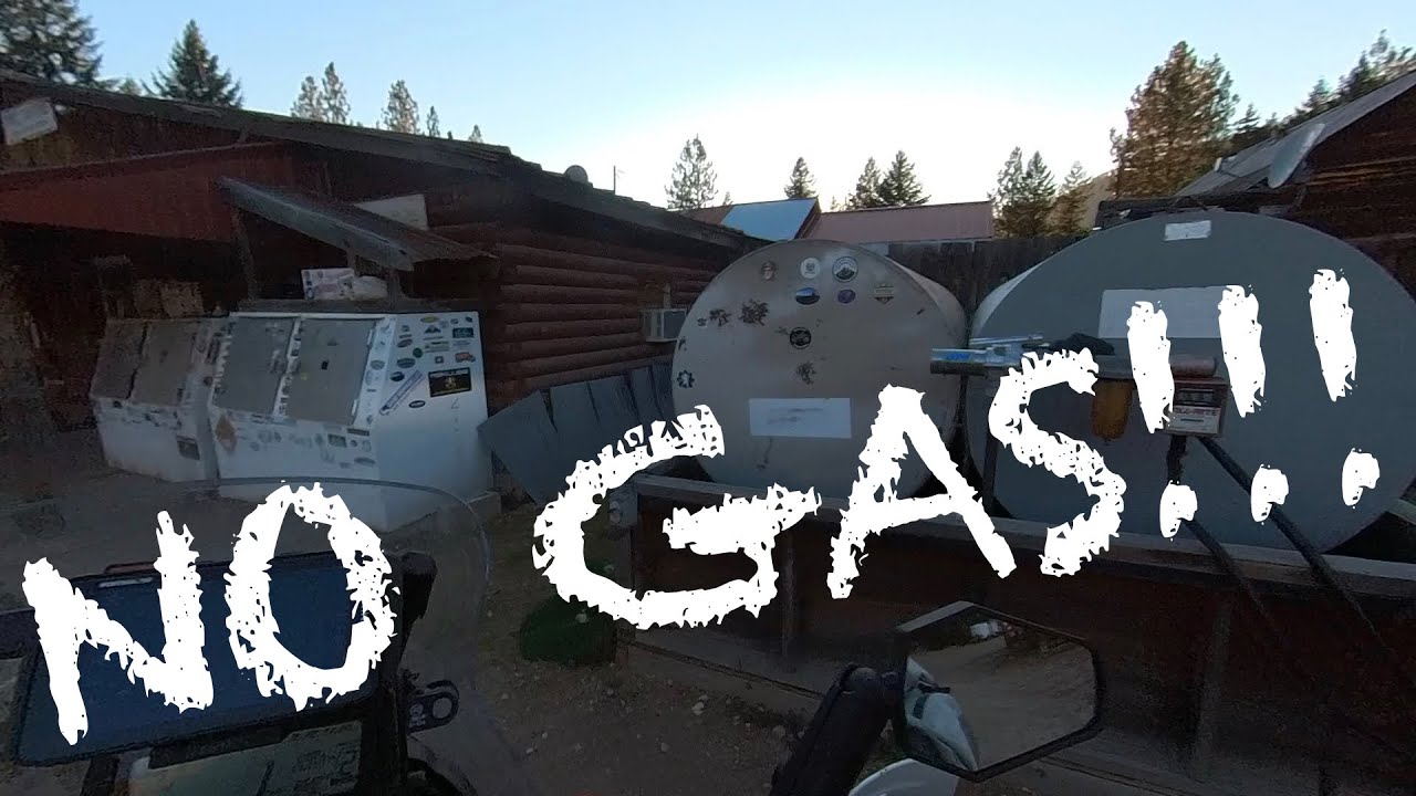 After riding all day to Yellow Pine on the Idaho BDR there’s NO GAS!!! 🇺🇸 |S1-E12|