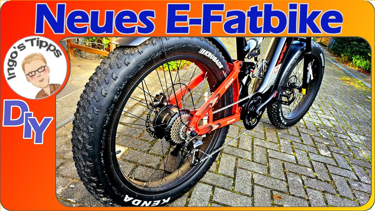 Mein neues E-Bike das Fatbike Cyrusher Ranger / Auspacken Zusammenbauen und Fahren | IngosTipps