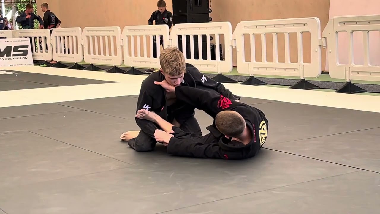 bjj kids fighting | orange belt category | Karich Dima vs Bogdanovic Slavic | TMS ODESA 2023