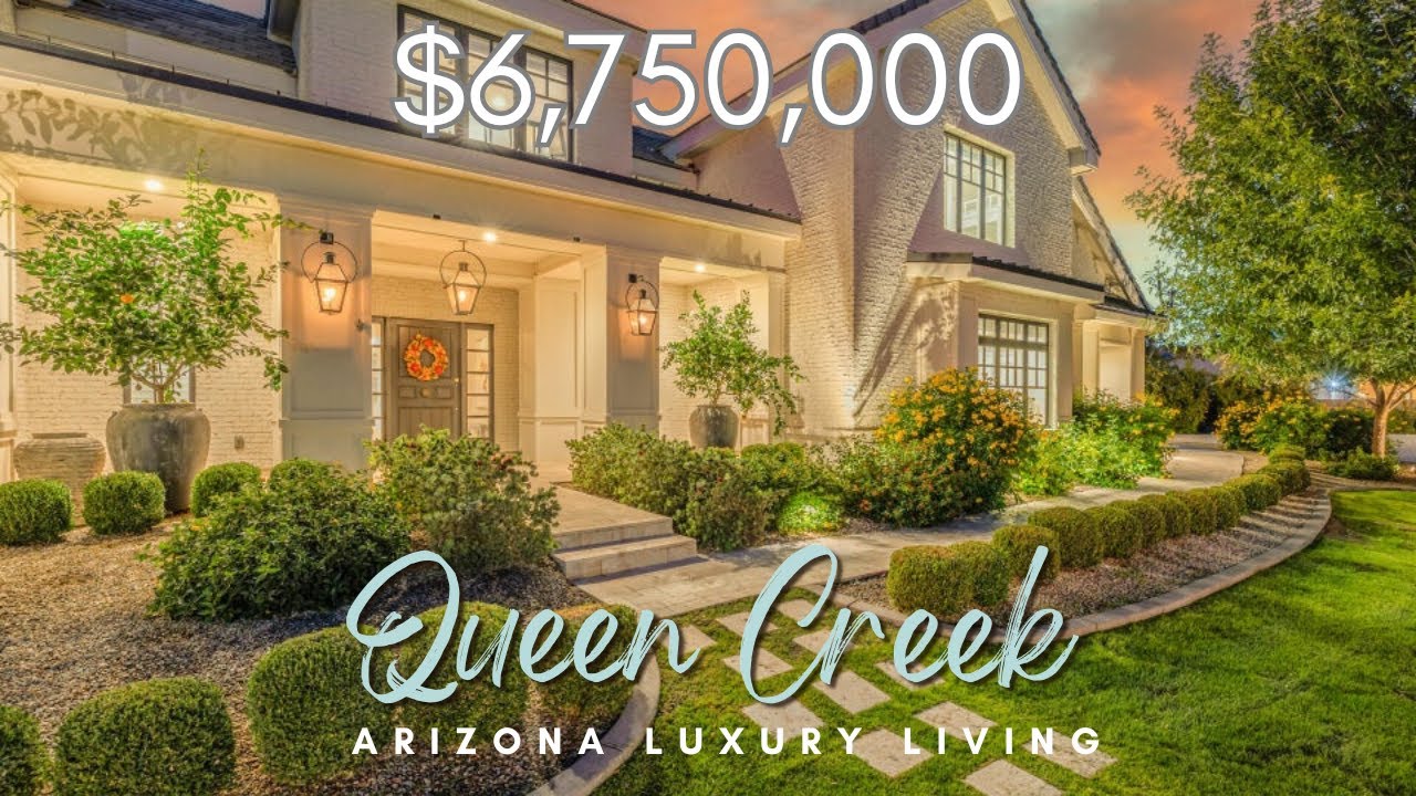 Stunning Luxury Queen Creek, Arizona Mountainside Estate, $6,750,000