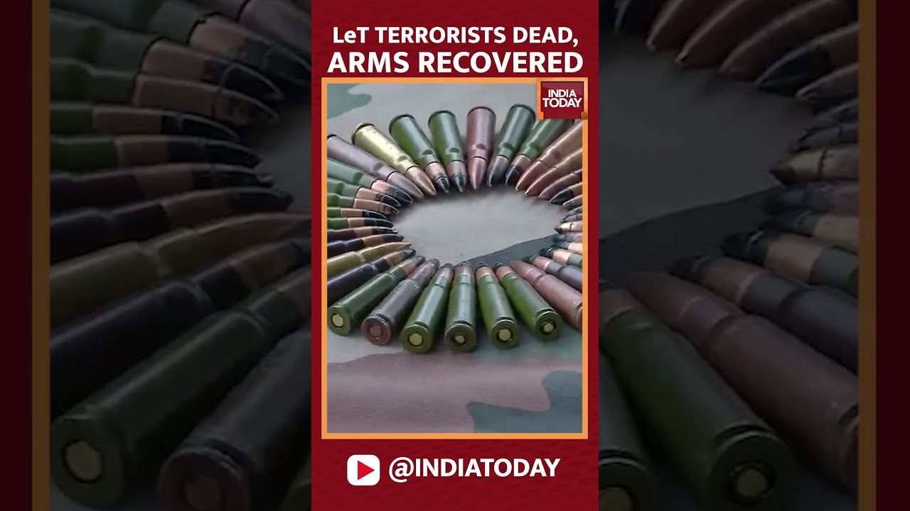 J&K News: Weapons Of Lashkar Terrorists Recovered | Cache Of Arms & Ammunition Seized