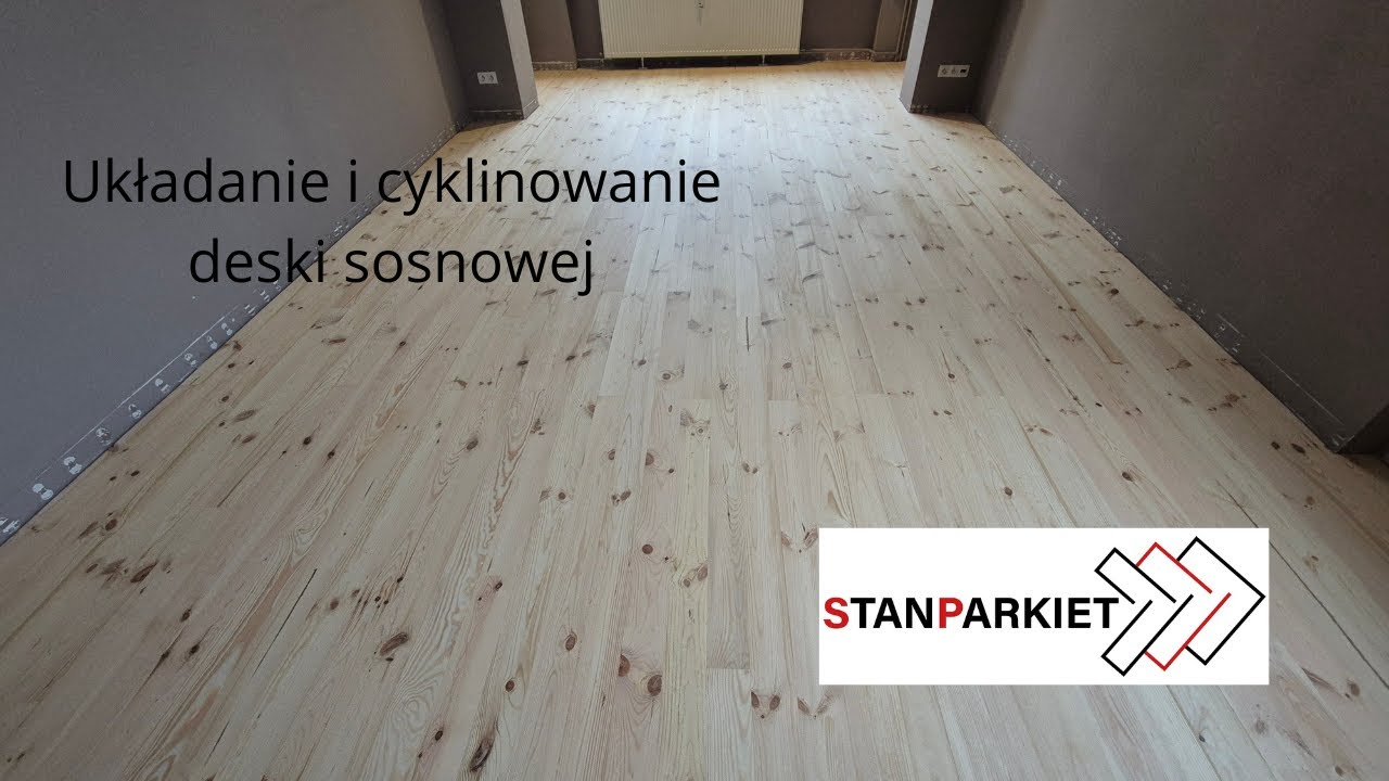 Wymiana paneli na deskę sosnową