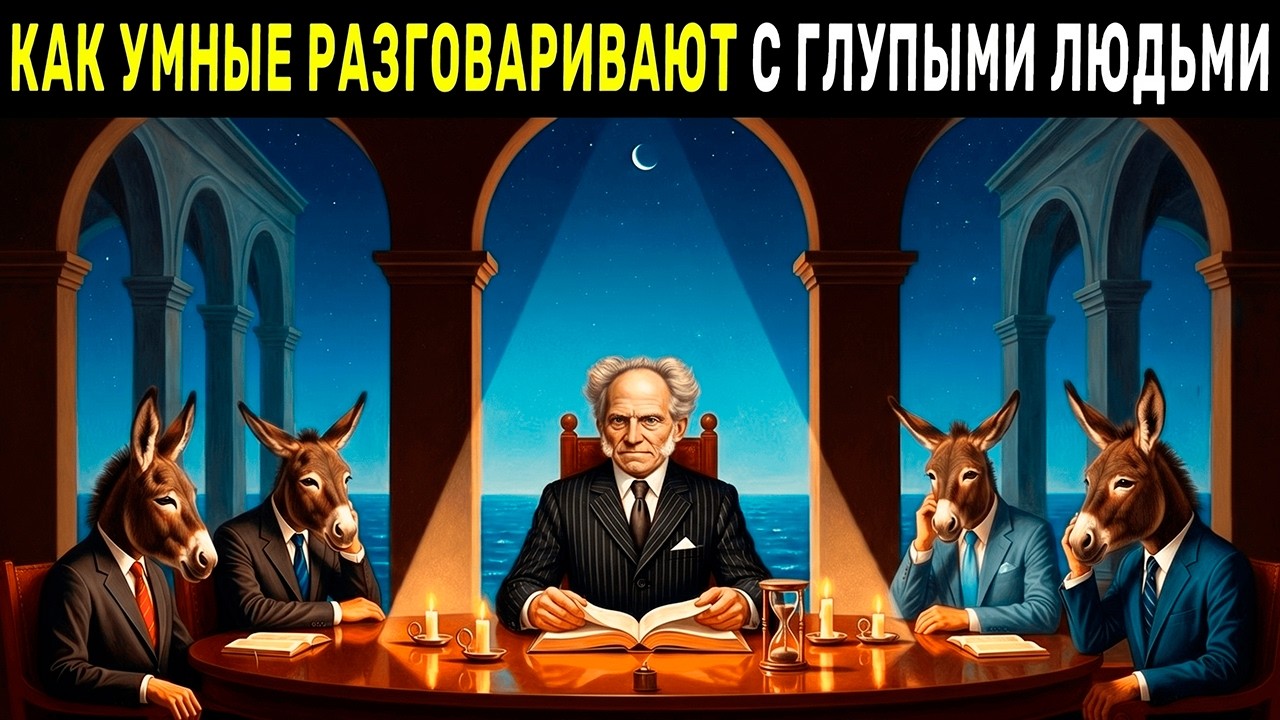Как умные разговаривают с глупыми людьми: философия Шопенгауэра