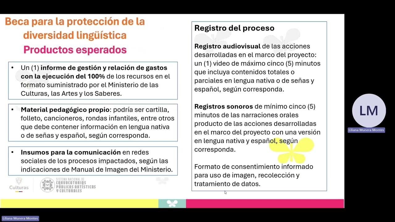 Presentación beca Protección de la Diversidad Lingüística 20260311 145002 Grabación de la reunión