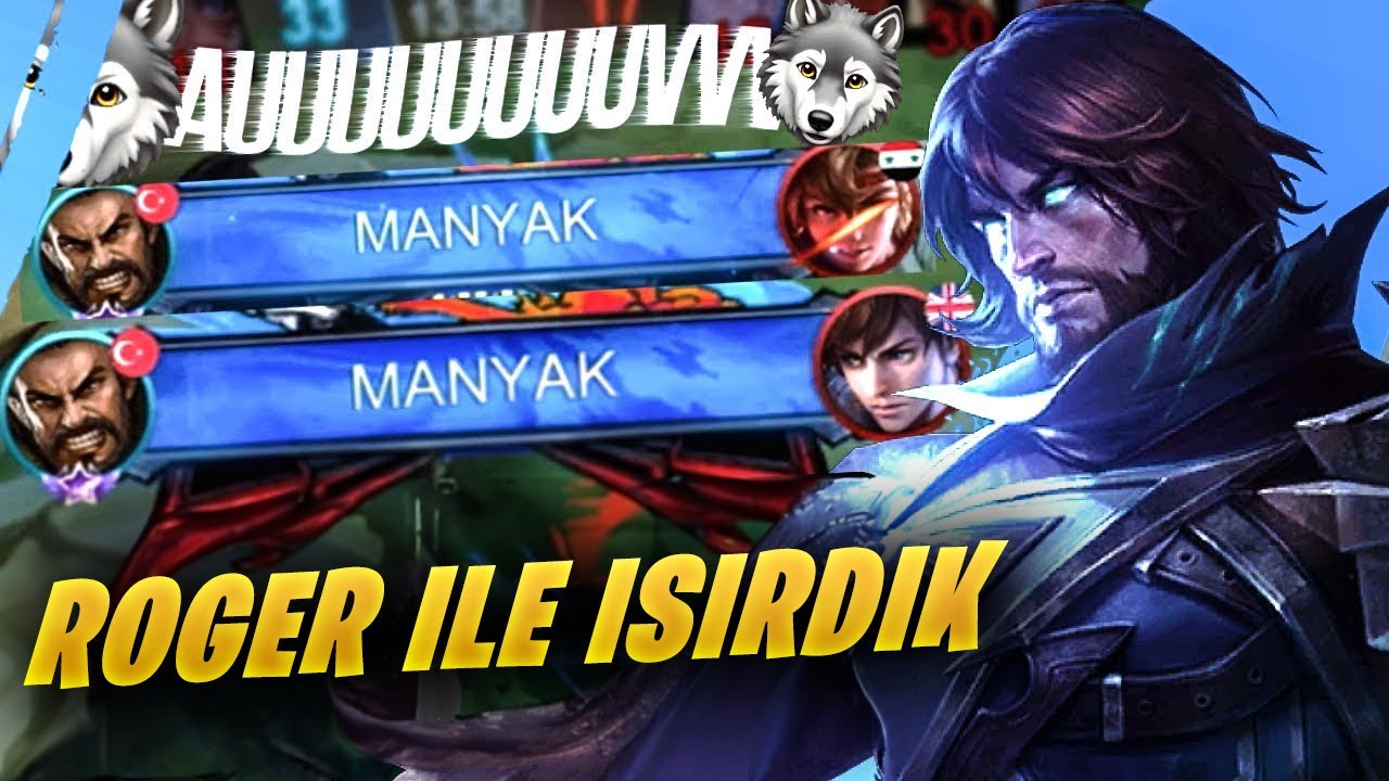 ROGER ILE RAKİBİ ISIRDIM VE VAHŞİ ATTIM!! Mobile Legends