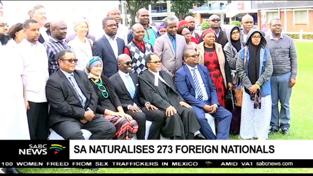 SA naturalises 273 foreign nationals