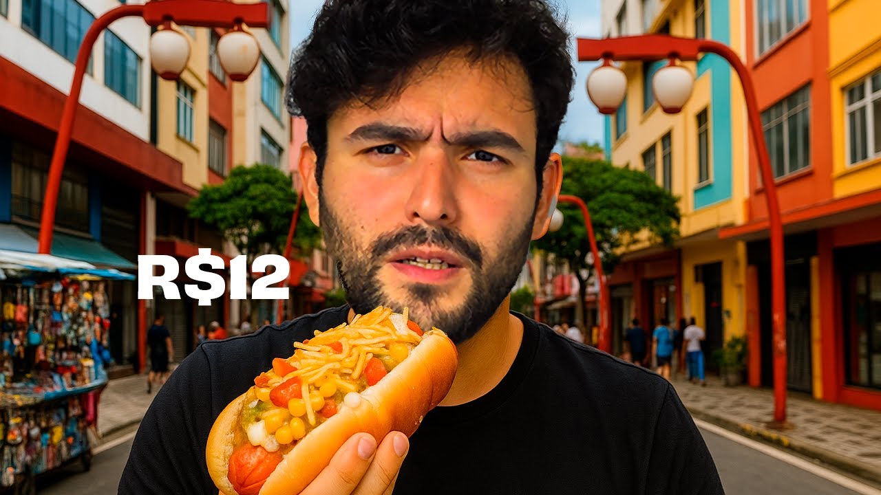 Gastei R$100 com comidas de rua em São Paulo