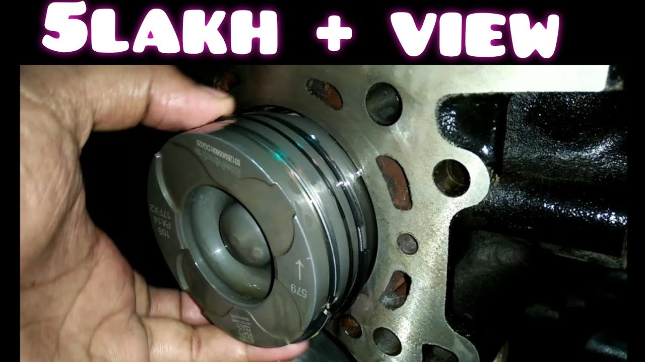 How to fiting engine cylinder piston ring & piston