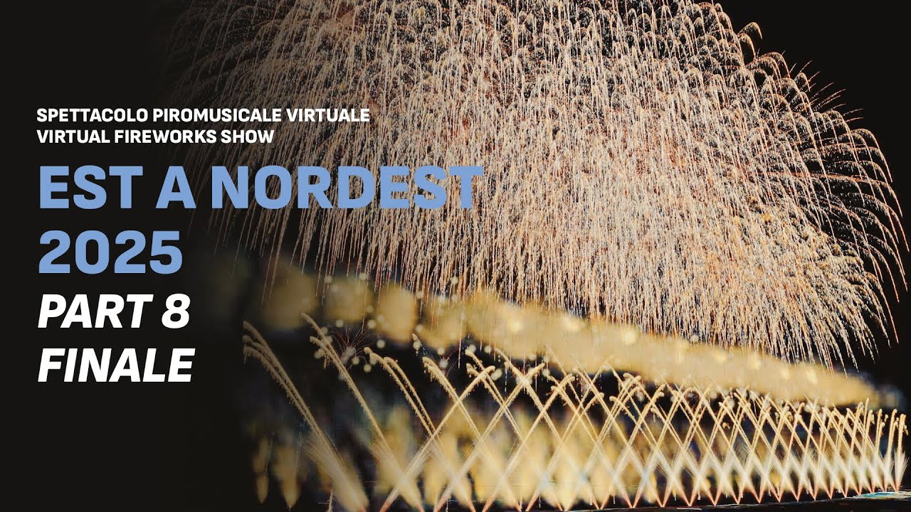 [4K-60FPS] Fireworks Show Part 8 FINALE - Spettacolo piromusicale 