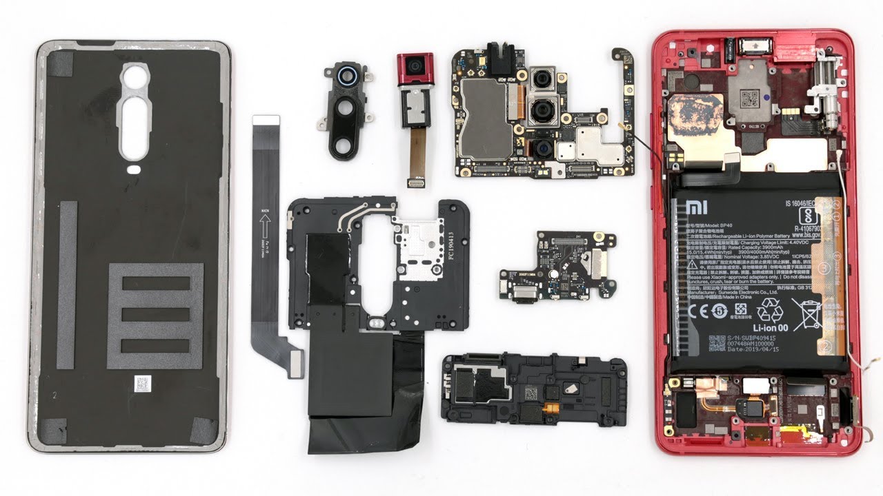 Разбираем смартфон Redmi K20 Pro teardown smartphone