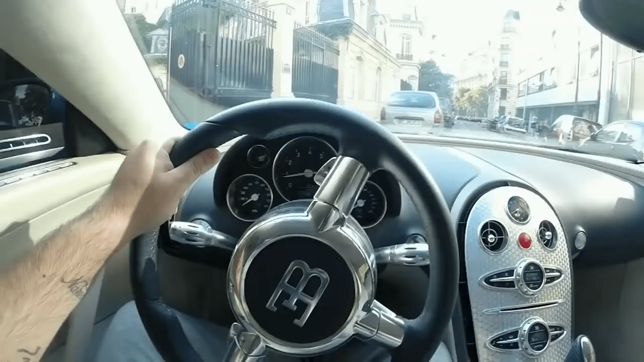 Driving the Bugatti Veyron in Paris (Akram Ojjeh Junior)