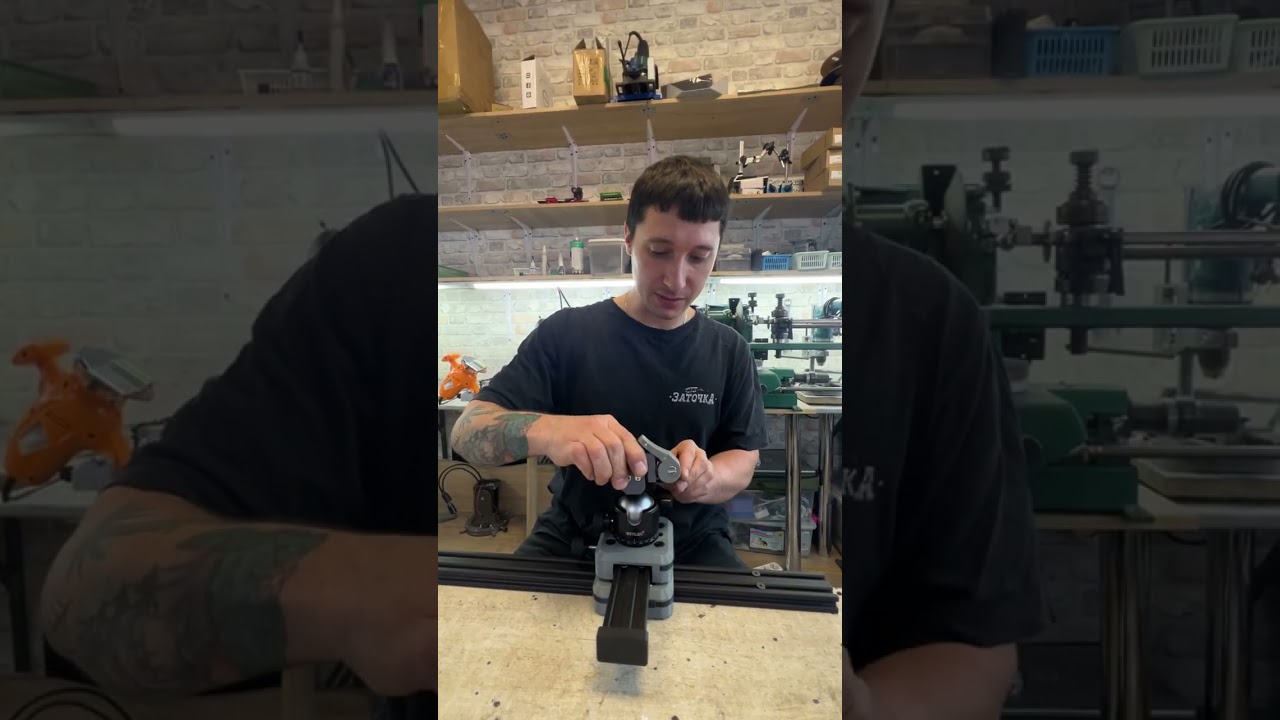 Манипулятор для работы с кусачками #заточка #sharpening