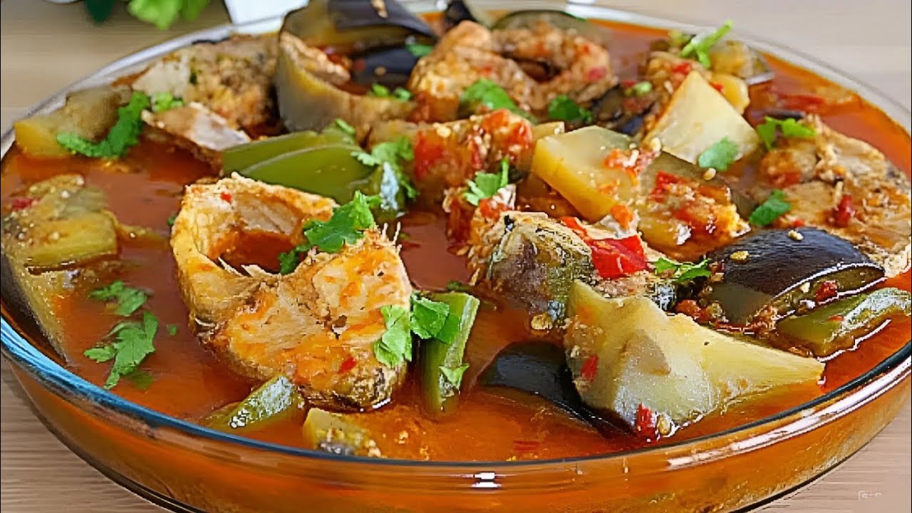 SEDERHANA SAYUR TERONG DAN IKAN KEMBUNG NIKMAT BBANGET|eggplant and fresh fish