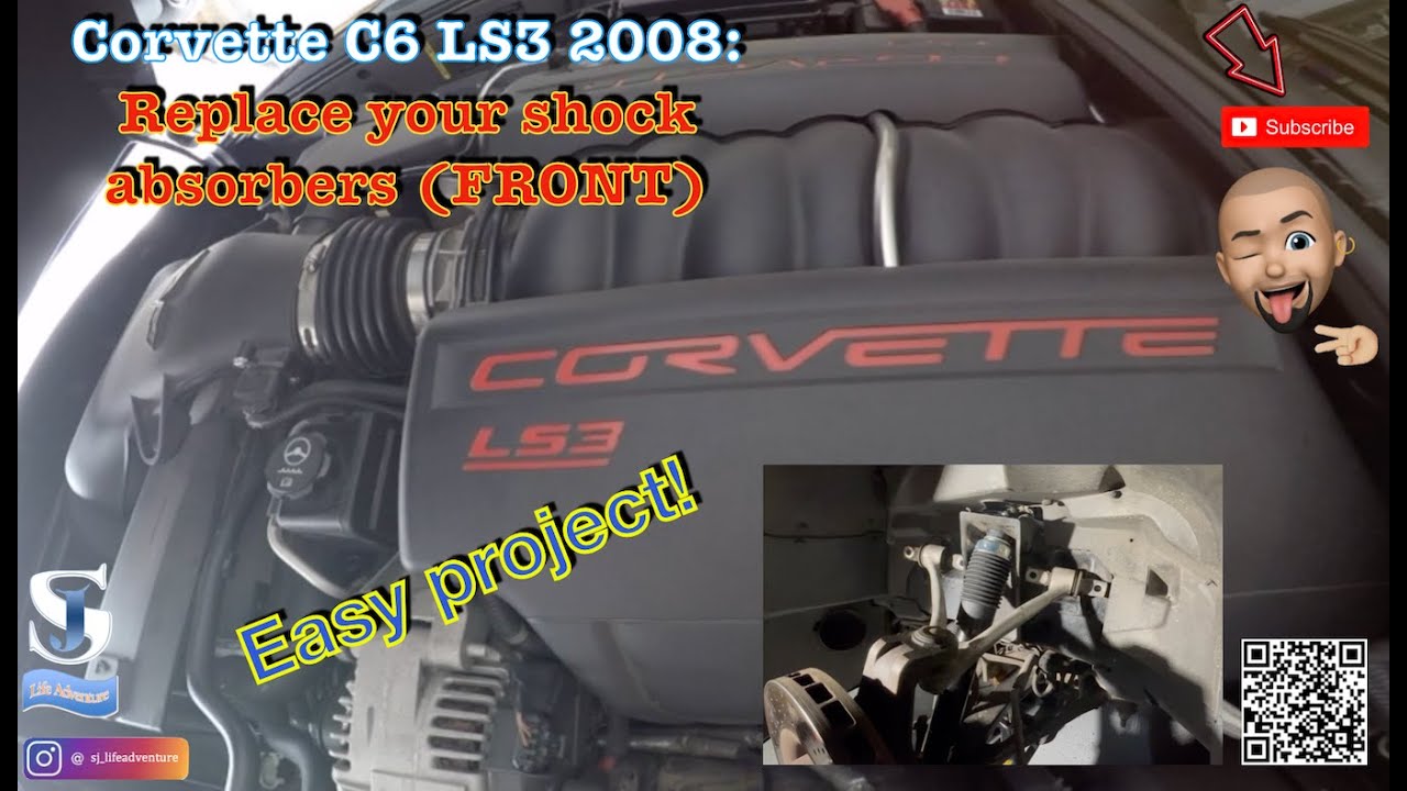How to repair your C6 Corvette: Front Shock absorbers replacement (Magnetic ride)