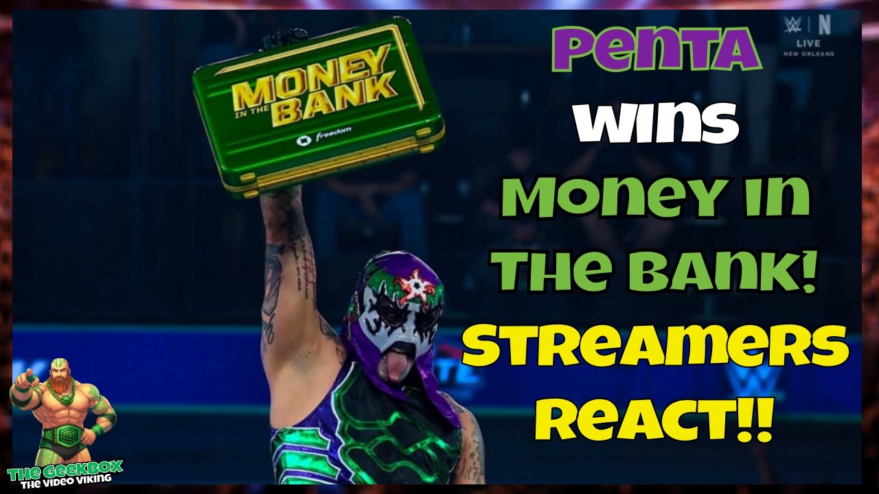 Стримеры в шоке! Penta побеждает в Money in The Bank! #wwe #рестлинг #реакция