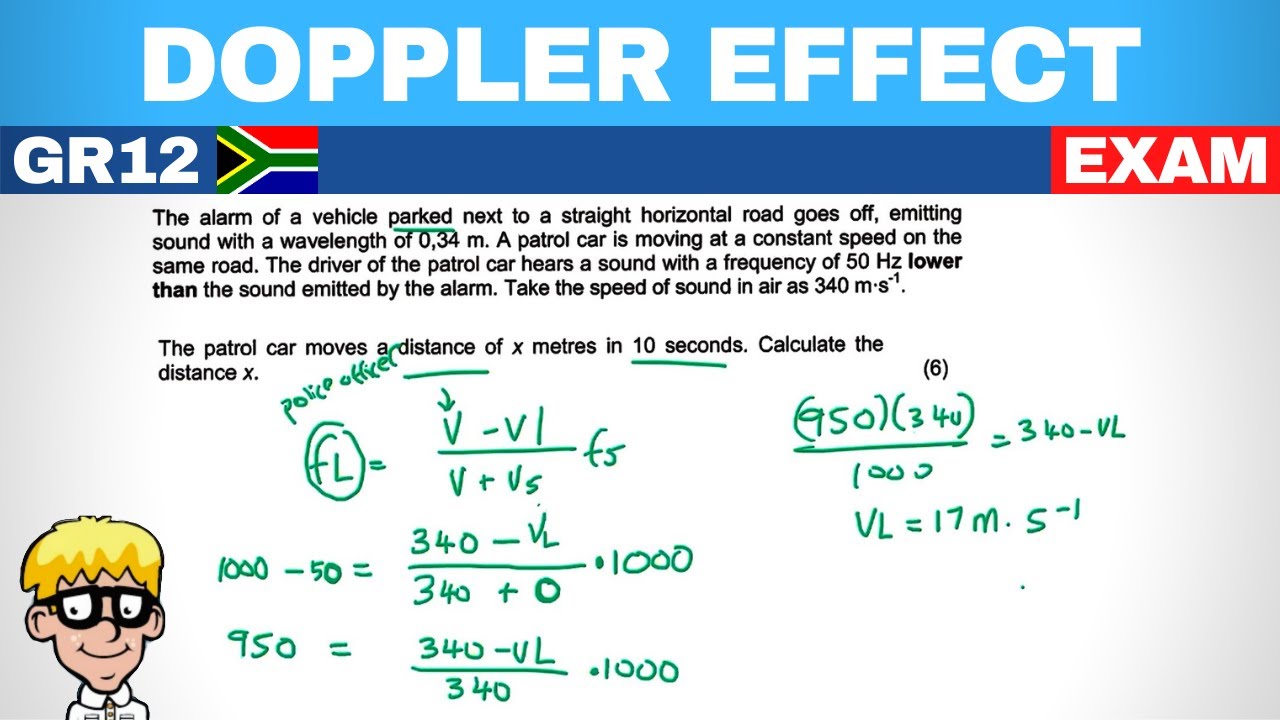 Doppler Effect grade 12: Exam