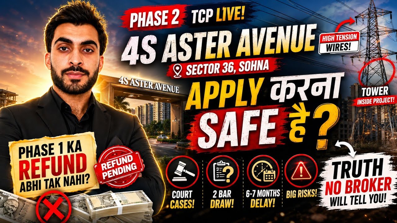 4S Aster Avenue Phase 2 | Apply Karna SAFE Hai? 😳 Full Truth That No Broker Will Tell! 